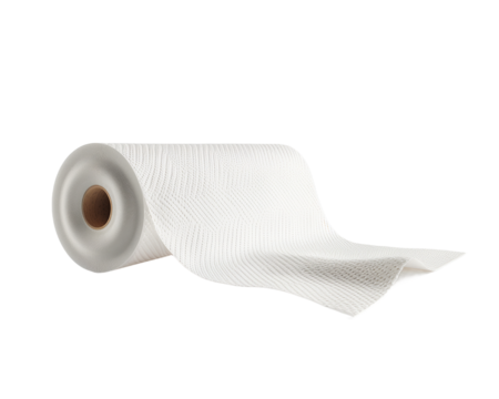 Durable Paper Towel  isolated on Transparent Background