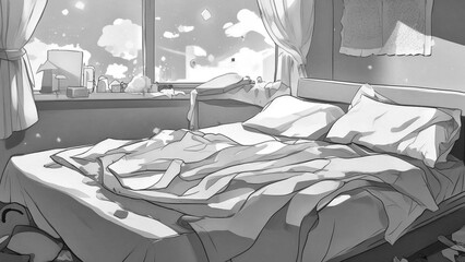 interior of a bedroom