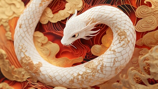 Chinese New Year.lunar new year,year of the snake.&nbsp;symbolizes the Lunar New Year of China.