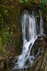 Wasserfall, Laintal, Mittenwald, Werdenfelser Land, Alpen, Oberbayern, Bayern, Deutschland, Europa