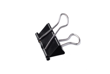 Paper clip isolated on a white background
