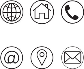 Social media network vector logo. Instagram, Facebook, WhatsApp, X , LinkedIn, TikTok, YouTube. contact icons like Mail, Phone, Website.