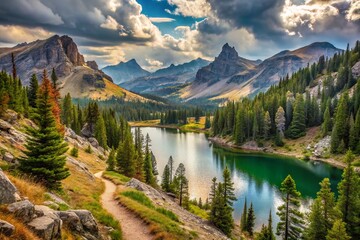 Shoshone National Forest: Majestic Mountain Landscape, Wyoming Wilderness