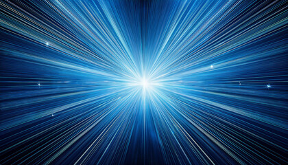 Obraz premium starburst abstract blue background