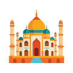 mahal on white background.eps