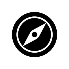 compass - simple vector icon