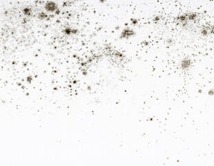 A white background with a lot of black spots