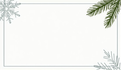 Obraz premium christmas background with fir branches