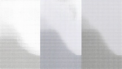 Fototapeta premium Background abstract halftone white, set in three colors,banner