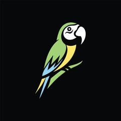 Fototapeta premium parrot.eps