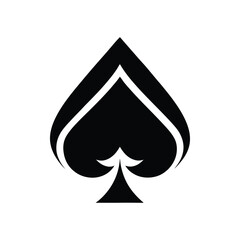 Fototapeta premium playing card logo.eps