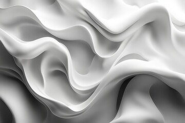 Fototapeta premium a sleek black and white texture featuring smooth fluid shapes designed as a minimalistic modern wallpaper perfect for backgrounds and art displays