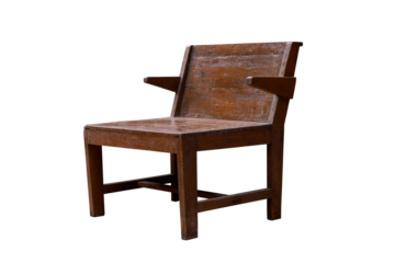 Wooden arm chair