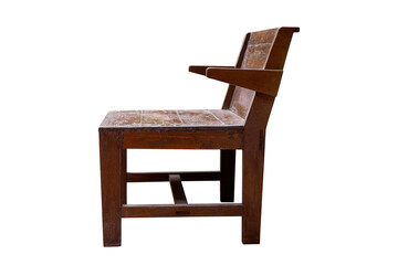 Wooden arm chair