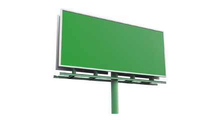 Fototapeta premium Blank green billboard 