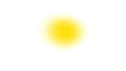 Yellow Blurred transparent gradient background. Transparent png overlay background