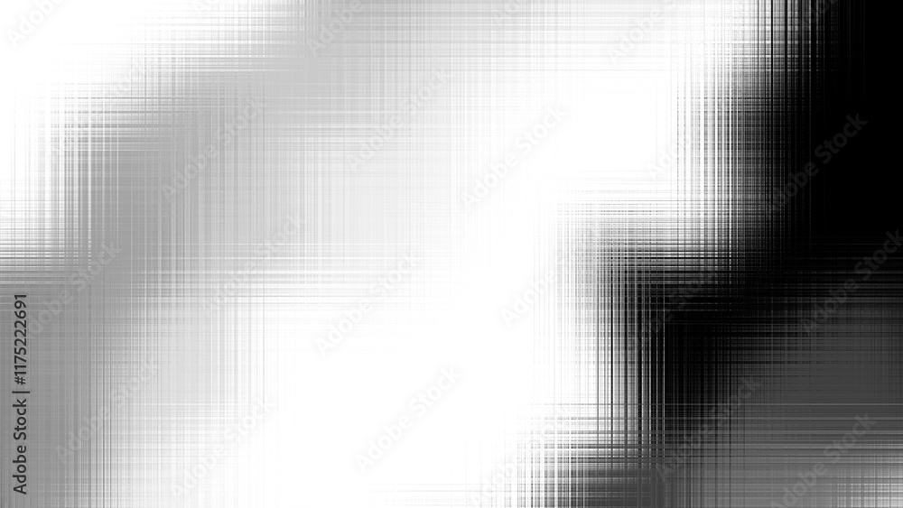Poster Modern abstract overlay transparent background texture with layers of black and gray transparent material in grunge lines in random geometric