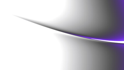 Obraz premium Blurred transparent gradient background. Elegant purple wavy line on Transparent png overlay background