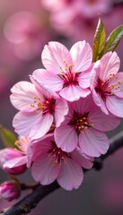 Pink hues on the petals of Wild Himalayan Cherry blossoms, wild, petals, hue