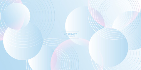 Abstract blue modern background with circle elements. Digital technology concept. Vector eps10