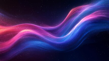 Abstract Cosmic Ribbon. Generative AI