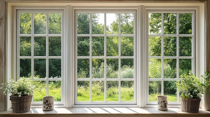 Smart Glass Windows Automatically Adjusting to Light and Temperature,