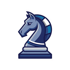 the-chess-knight-in-white-background.eps