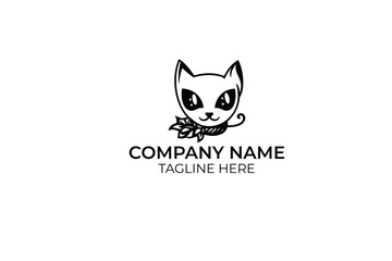 Fototapeta premium cat and dog logo