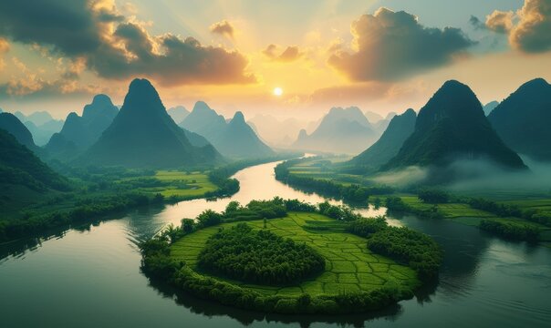 山水画 Images – Browse 1,361 Stock Photos, Vectors, and