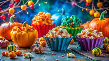 Spooky Circus Treats: Halloween Candy & Carnival Food Photography