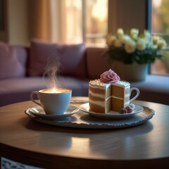 A great moment with coffee