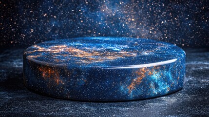 Fototapeta premium Cosmic Nebula: A mesmerizing journey through the starry expanse of the universe. Explore the celestial wonders and the mysteries of deep space.