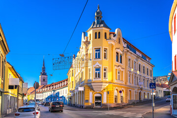 Obraz premium Town of Bruck an der Mur colorful street view