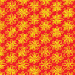 seamless pattern with flowers