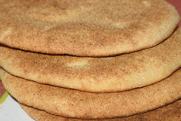 Traditional Moroccan Bread Close Up