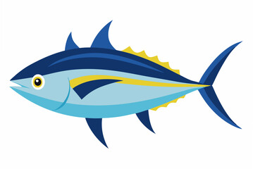 blue shark illustration