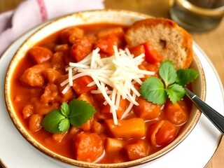 Goulash Food from Hungary: Slop beef with Paprika