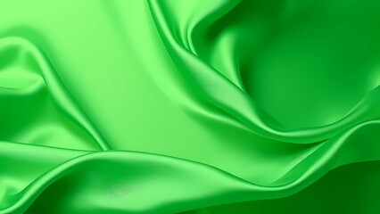 Obraz premium green silk background