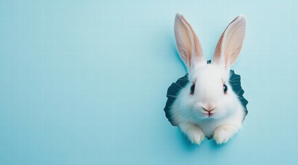 Obraz premium white rabbit