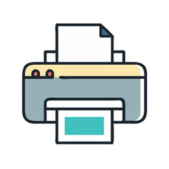 computer printer icon design