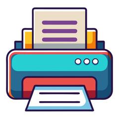 computer printer icon design