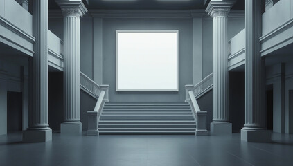 Fototapeta premium Minimalist Poster Mockups in Modern Spaces