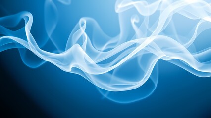 blue smoke on black, Blue gardient Ai
