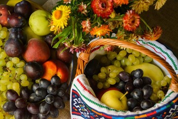 still life with fruits