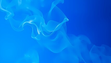 Blue smoke on black, blue smoke background