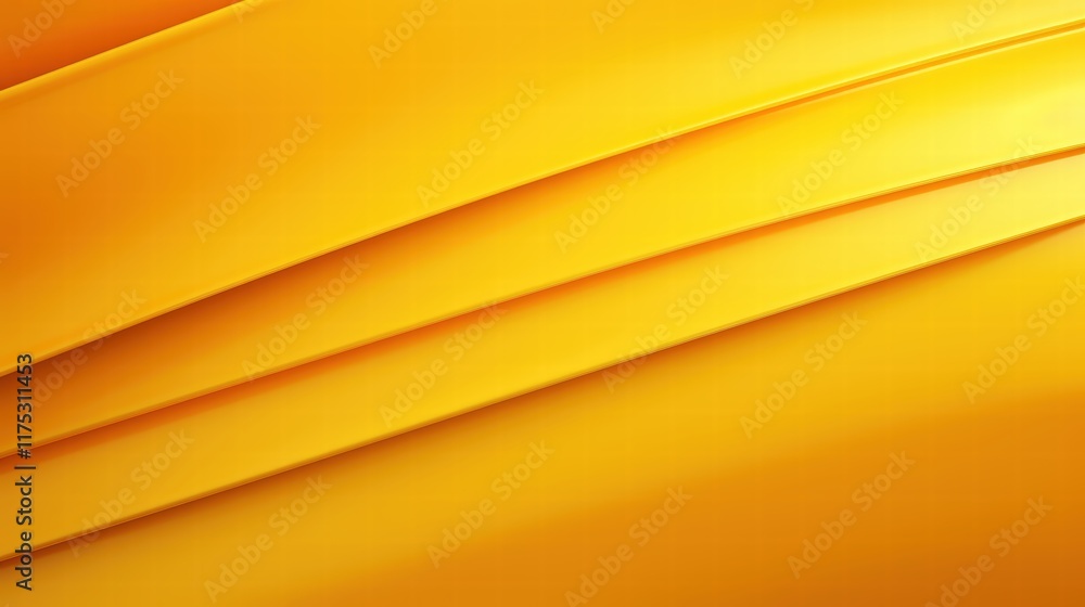 Poster vibrant abstract yellow background with smooth curves and light reflections for creative projects an