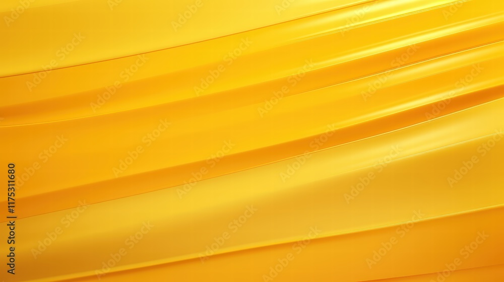 Poster abstract yellow waves of light flowing smoothly across the surface creating a bright and energetic v