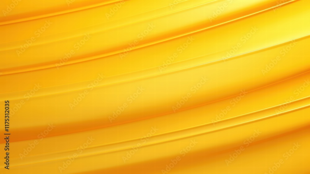 Poster bright abstract yellow waves with smooth textures for background and design use in various creative 