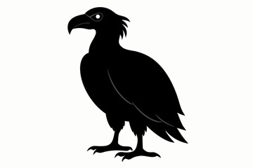 Big griffon vulture flying vector silhouette. Vulture silhouette vector illustration. Vulture silhouette vector. Vulture silhouette line art
