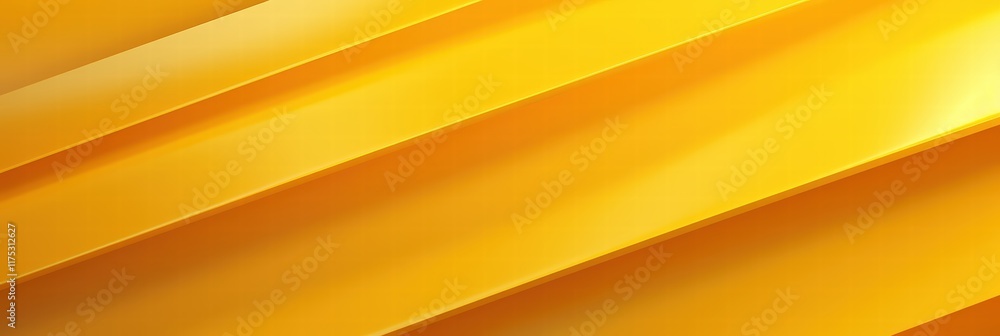 Poster bright abstract yellow background with smooth lines and gradients for creative design and artistic p